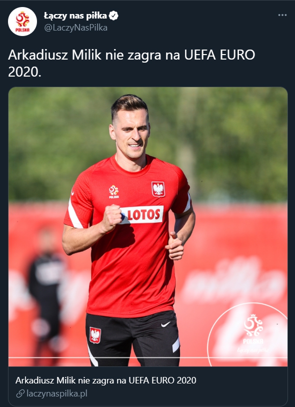 OFICJALNIE! MILIK NIE ZAGRA NA EURO 2020!